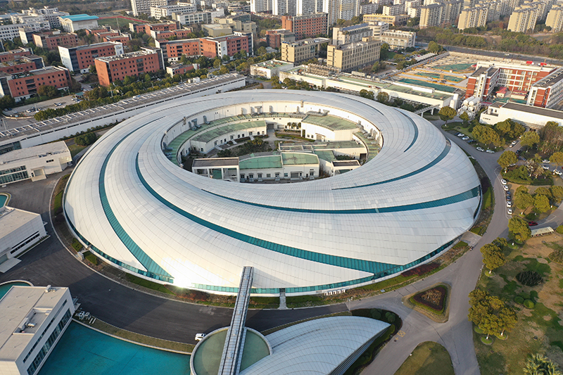 2019年3月12日，航拍上海光源項(xiàng)目。